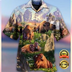 American Bison Hawaiian Shirt