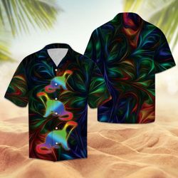 Awesome Hawaiian Shirt Summer Button Up