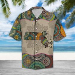 Awesome Massachusetts Mandala Hawaiian Shirt Summer Button Up