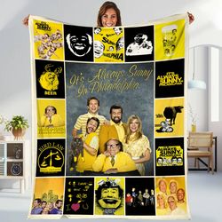 ItS Always Sunny In Philadelphia Blanket  Sunny Irish Pub Blanket  The Gang Family Throw Blanket for Bed Couch Sofa