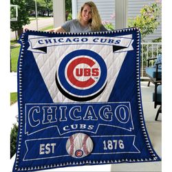 Chicago Cubs Sherpa Fleece Quilt Blanket BL0086 - Wisdom Teez.jpg
