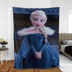 Disney Frozen Elsa Sherpa Fleece Quilt Blanket BL2205 - Wisdom Teez.jpg