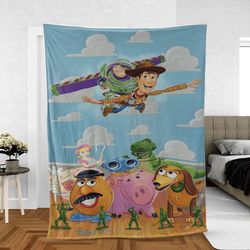 Funny Toy Story Ver6 Cartoon Fan Sherpa Fleece Quilt Blanket BL1851 - Wisdom Teez.jpg