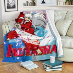 Inuyasha Anime Sherpa Fleece Quilt Blanket BL3118 - Wisdom Teez.jpg
