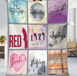 Swiftie Concert Blanket, Christmas Gift, Eras Tour Throw, Anniversary / Birthday Blanket, Vacation Gift, Concert Gift