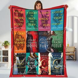 Velaris Blanket, ACOTAR Merch, The Night Court, A Court Of Thorns and Roses Gifts Throw Blanket, Bookish Gift