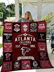 Atlanta Falcons Sherpa Fleece Quilt Blanket BL0196 - Wisdom Teez.png