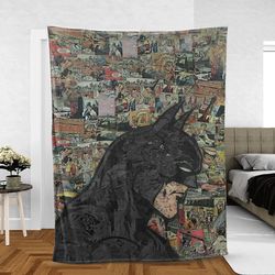 Cool Batman Dark Night DC Comics Sherpa Fleece Quilt Blanket BL2458