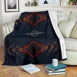 Cypher Magic Square Patterns Sherpa Fleece Quilt Blanket BL2790
