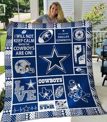 Dallas Cowboys Sherpa Fleece Quilt Blanket BL0222