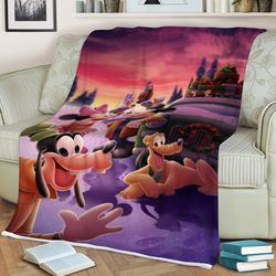 Disney Mickey Mouse Sherpa Fleece Quilt Blanket BL1412