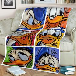 Donald Duck Sherpa Fleece Quilt Blanket BL2441