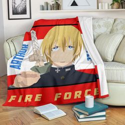 Fire Force Anime Sherpa Fleece Quilt Blanket BL3221