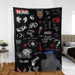 Full Icon XXXTentacion Rapper Lover Sherpa Fleece Quilt Blanket BL1582