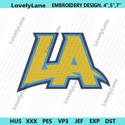 Los Angeles Chargers Logo Embroidery Design, Los Angeles Chargers Symbol Embroidery Files