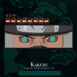 Digital Embroidery Kakuzu Naruto Character