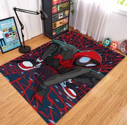 Spiderman Rug,cool Rugs,spider Web,sneakers Rug,teen's Rug,chield Rug,spiderman,kids Room Rug,rug For Living Room,area R