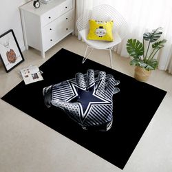 Dallas Cowboys,Football,Goal Keeper's Glove,Football Rug,Fantastic Rug,Decorative Rug,Home Decor Rug,Living Room Carpet,
