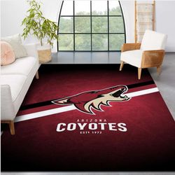 Arizona Coyotes Wincraft Personal NHL Area Rug Carpet Sport Living Room Rug 1