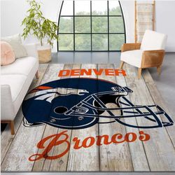 Denver Broncos Football Nfl Rug Bedroom Rug Us Gift Decor 1