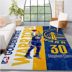 Golden State Warriors Nba Sport Collection Area Rug - Living Room Carpet Floor Decor The Us Decor