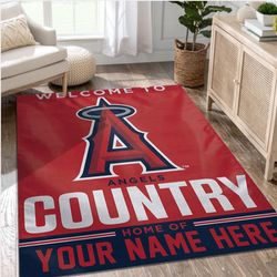 Los Angeles Angels Personalized MLB Area Rug For Christmas Living Room Rug 1