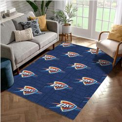 Oklahoma City Thunder Patterns 2 Area Rug Carpet Bedroom Rug   Home US Decor