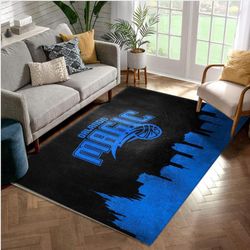 Orlando Magic Skyline Area Rug Living Room Rug US Gift Decor