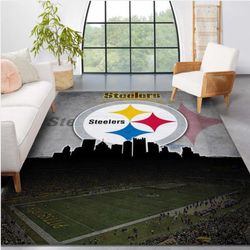 Pittsburgh Steelers NFL Rug Living Room Rug Christmas Gift US Decor 3