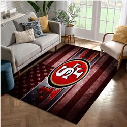 San Francisco 49ers NFL Area Rug For Christmas Living Room Rug US Gift Decor