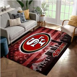 San Francisco 49ers NFL Rug Living Room Rug Home Decor Floor Decor 1