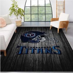 Tennessee Titans NFL Team Rug Bedroom Rug Home Decor Floor Decor