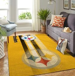 Pittsburgh Steelers Area Rug Nfl Football Rug Rectangle Carpet