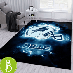 Buffalo Bills Banner Nfl Themed Area Rugs For Family