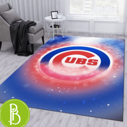 Chicago Cubs Nfl Living Room Carpet Rug Nfl Themed Home Decor For Cubs Fans