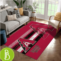 Customizable Wisconsin Badgers Rug Tailored Size And Printing For Your Space