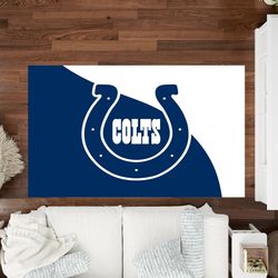 American Football Rug, Indianapolis Colts, Kids Room Rug, Personalized Rug, Indianapolis Colts Rug