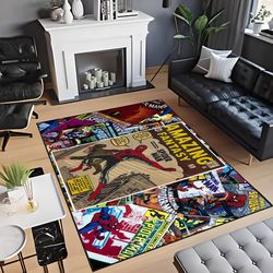 Amazing Spider Man Action Adventure Fantasy Rug, Gift For Fan Rug, Floor Decor Rug, Indoor Rug, Kids Room Rug