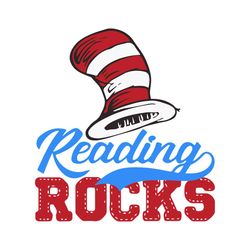 Reading Rocks Svg, Trending Svg, Dr Seuss Svg, Reading Rocks Svg, Thing Svg, Cat In Hat Svg, Catinthehat Svg, Thelorax
