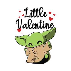 Little Valentine Svg, Valentine Svg, 2021 Valentine Svg, Baby Yoda Svg, Baby Yoda Valentine, Cute Yoda Svg, Valentine Co