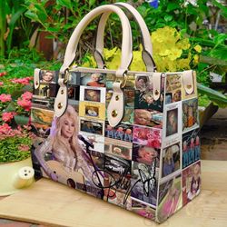 Dolly Parton Leather Bag,Leather Handbag,Travel handbag