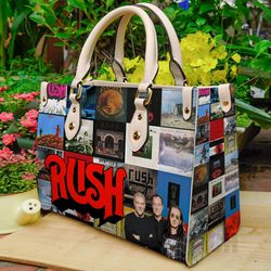 Rush Lover Band Leather Bag,Music Handbag,Travel handbag