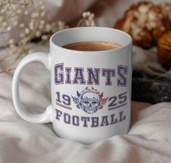 giants football coffee mug, mug retro style 90s vintage unisex mug