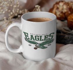 philadelphia football coffee mug, retro 90s menswomens mug
