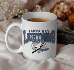 Vintage Tampa Bay Lightning Mug, Lightning Coffee Mug