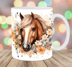 Watercolor Horse Mug, 11oz And 15oz Mug, Mug Design