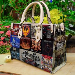 Lynyrd Skynyrd Lover Leather Handbag,PLynyrd Music Bag,P!Lynyrd Skynyrd Fan Gift
