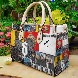 Shinedown Leather HandBag,Shinedown Band Bag,Shinedown Fan Gift