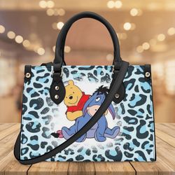 Winnie The Pooh Eeyone Handbag, Pooh Bear Cartoon Leather Bag, Pooh Bear Shoulder Bag