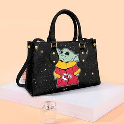 Kansas City Chiefs Baby Yoda Limited Edition Fashion Lady Handbag